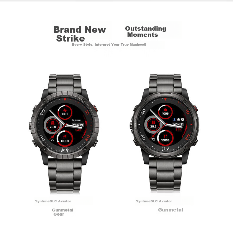 Beidou Watch Syntime Pilot Satellite Timekeeping Positioning Waterproof Heart Rate Sports Multifunctional Smart Outdoor Watch 22