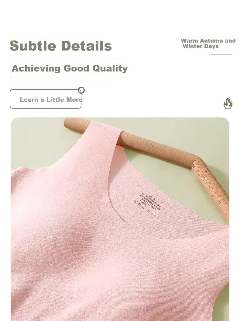 YUZHAOLIN Children's Thermal Vest for Girls with Chest Pads, Seamless Wool Silk Bra for Puberty Girls Aged 9-12 And 16 15