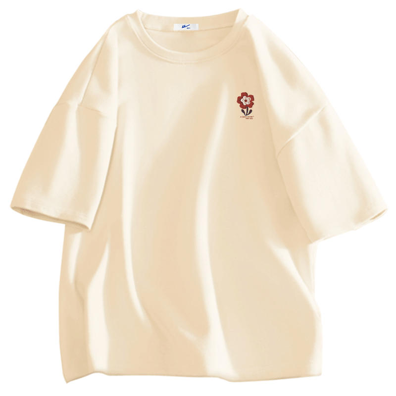 Warrior Women's Short Sleeve T-Shirt Summer 2026 Trendy Wine Red Pure Cotton Loose Fit Plus Size Tee