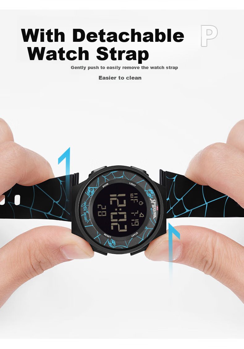 Disney Boys' Watch Student Teen Schoolboy Middle High School Calendar Luminous Waterproof 12