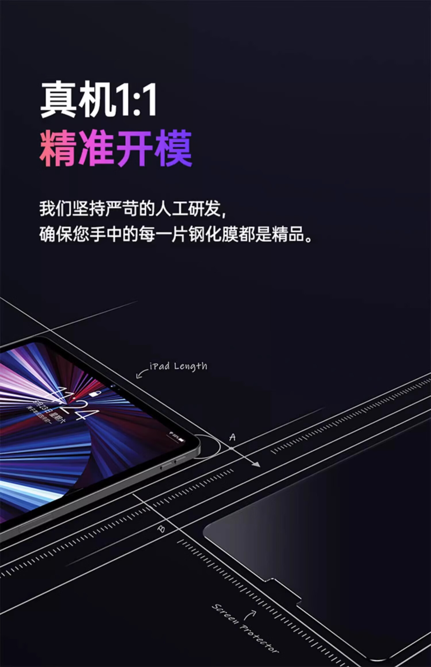 Gnoson Tempered Glass Screen Protector for Apple iPad 10 2025 Model iPad 11-inch A16 Chip 2026 iPad 12-inch Full Coverage HD Anti-Drop Film 15