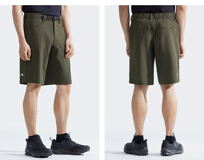 The North Face Men's Outdoor Moisture-Wicking Breathable Casual Shorts 8AV6, Ebony Green/21L, Size S 8