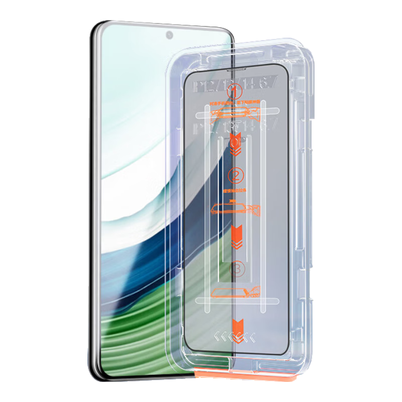 DIVI [2-Pack] Tempered Glass Screen Protector for Huawei Mate60 Pro, Full Coverage Curved Screen Film, High Definition Anti-Explosion Protective Phone Film