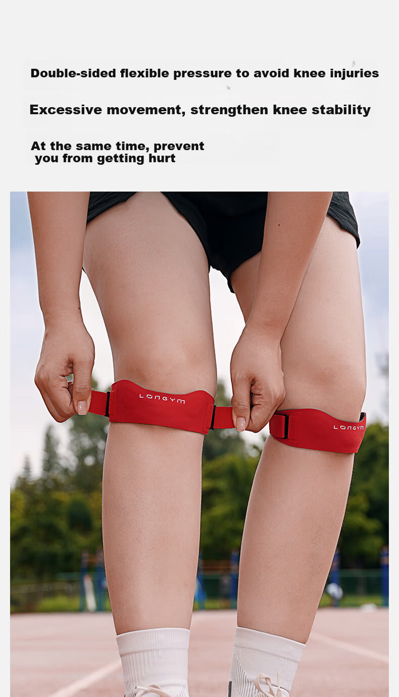 Lianji Patellar Strap for Men And Women, Professional Knee Joint Injury Protection Band for Basketball, Running, Sports, And Badminto 7