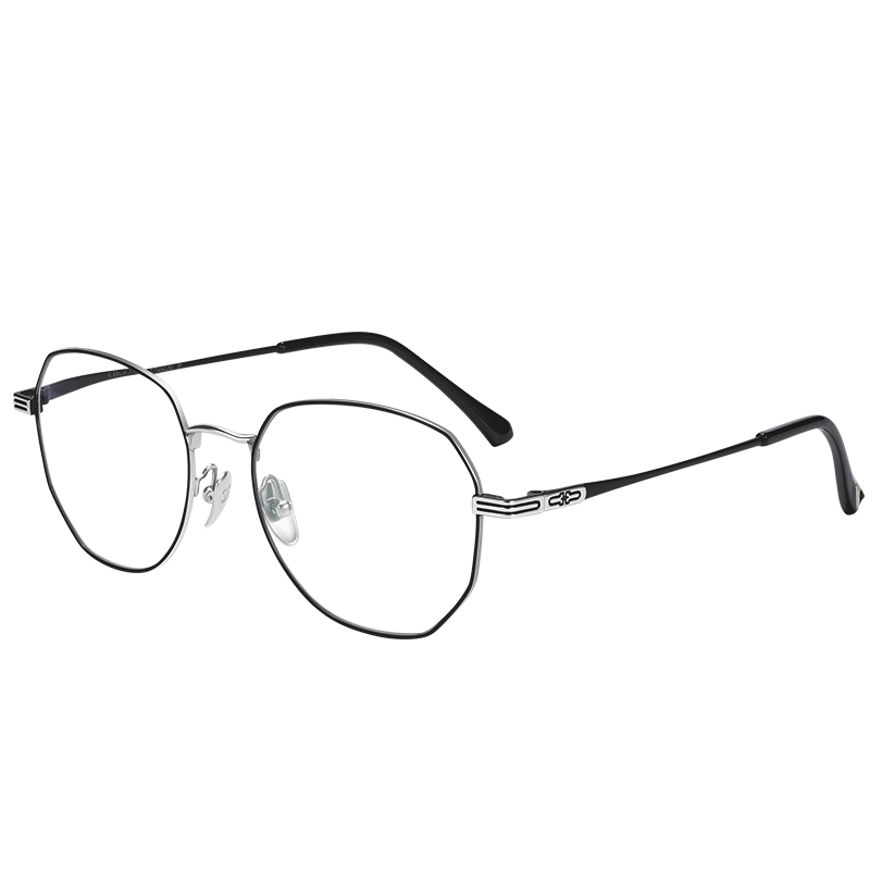 ARNO FOCUS ON YOUR EYES German Imported Lenses Fashion Ultra-Light Pure Titanium High-Definition Anti-Blue Light Reading Glasses A107B 200 Degrees