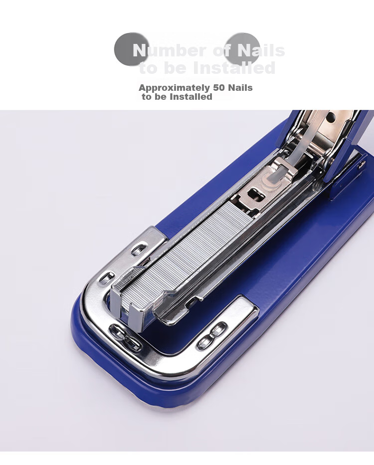SUNWOOD Efficiency King Series 25-Page Rotatable Stapler Compatible with 24/6 Staples Blue P414 4