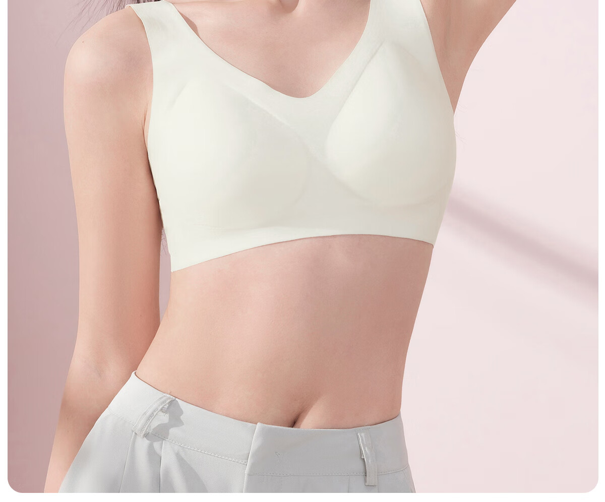 361° Seamless Bra for Women, 2025 New Style, Push-Up for Small Breasts, Side Support, Invisible, Anti-Sagging Brassiere, Ink Black 10