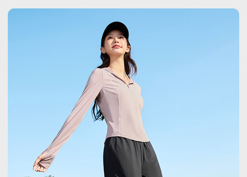 361° Women's Summer Sunscreen Jacket UPF100+ UV Protection Slim Outdoor Sports Coat 662624606-6 31
