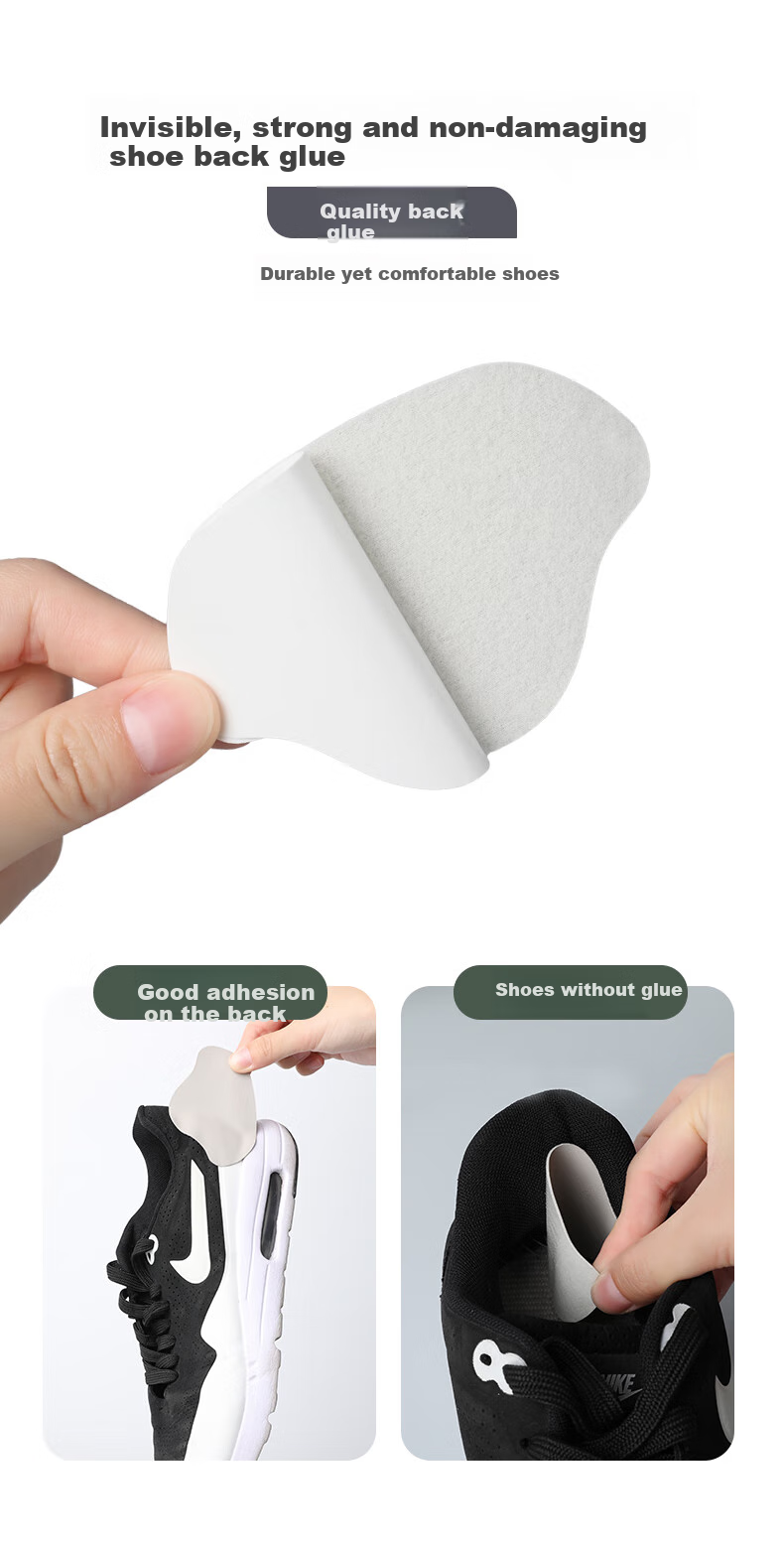 FOOTOPPO Shoe Repair Patch, Sports Shoes Heel Liner Repair Patch for Men, Anti-Friction Heel Patch, Shoe Repair Patch for Upper 5