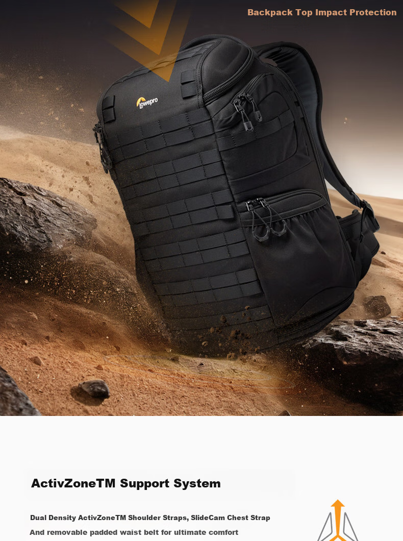 LOWEPRO Le She Bao Jingang San Dai ProTactic BP 350 AW III, Suitable for Mirrorless And DSLR Cameras, Photography Backpack, LP37505-PWW 8