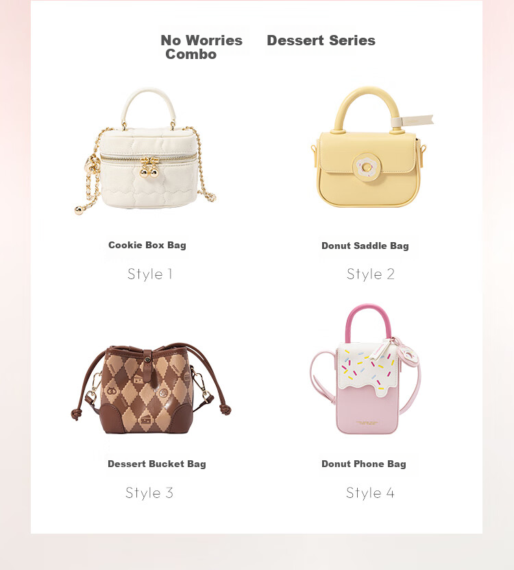 Semir Cute Sweet Crossbody Bag Handbag Shoulder Bag Playful Pea Bag for Women 105225153017 4