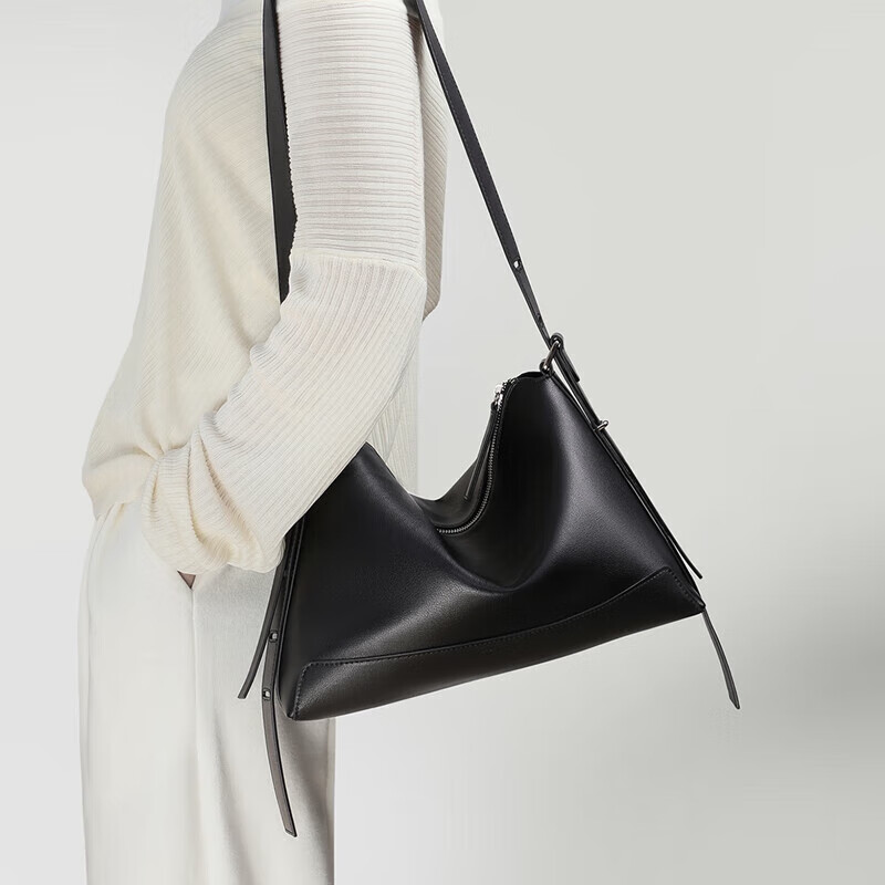 Aiqinghai Leather Handbag, Women's Shoulder Crossbody Bag, Underarm Bag, Fashionable And Stylish, Practical Birthday Mother's Day Gift for Mom