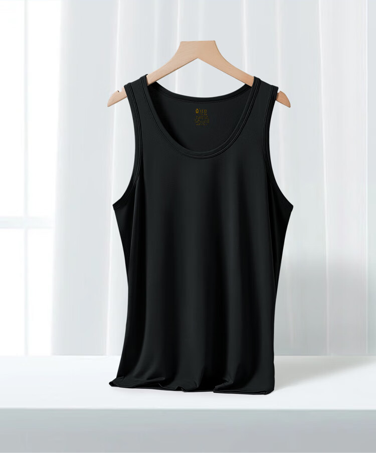 Hodo Men's 7A Antibacterial Modal Silky Breathable Crew Neck Base Layer Sports Vest 3