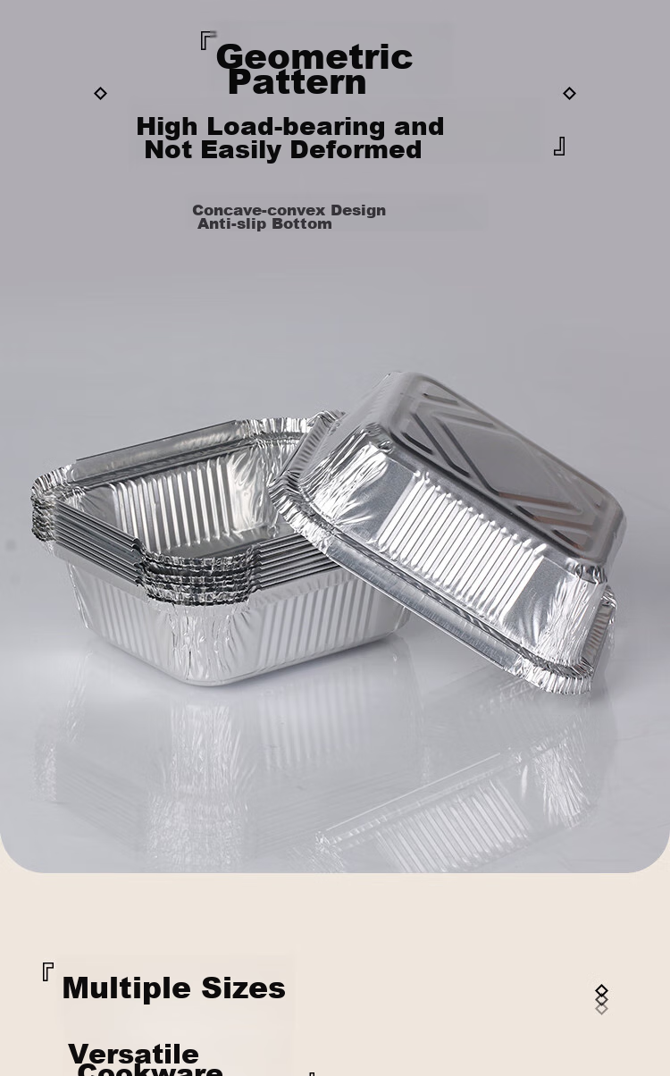 YOUAO Air Fryer Aluminum Foil Pans, 1000ml*15 Pieces, Disposable Food Containers for Barbecue, Oven, Outdoor Picnic And Camping 13