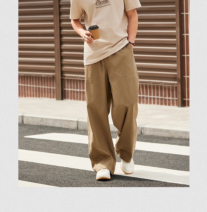 Peak Men's Summer Short Sleeve Ice Silk Breathable Cool Casual Loose Sports Outdoor Trendy Cotton T-Shirt DF652250 16