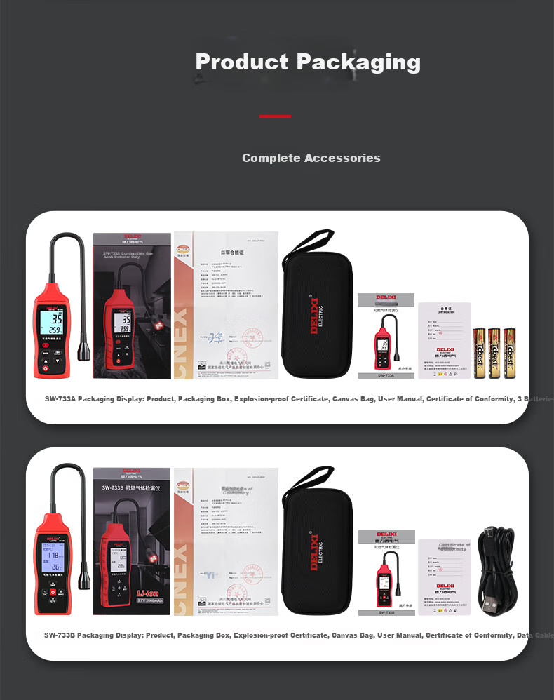 DELIXI ELECTRIC High-Precision Home Oxygen O2 Concentration Detector Air Oxygen Content Tester 12