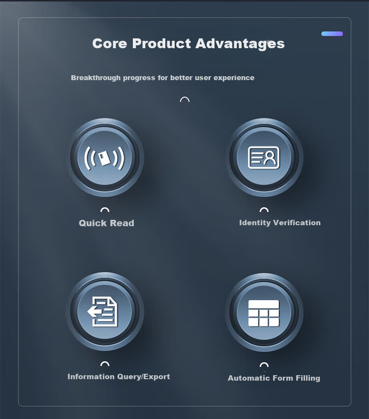 TIART TY100UB Network Version, Resident Identity Reader, Real-Name Authentication, Second-Generation ID Card Reader Recognition Device, Identity Card Reader, Construction Site Hotel Registratio 2