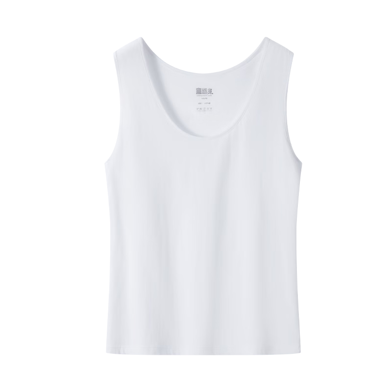 Yiershuang 60s Long Staple Cotton 100% Pure Cotton Women's Vest Round Neck Stretch Narrow Shoulder Base Shirt Female