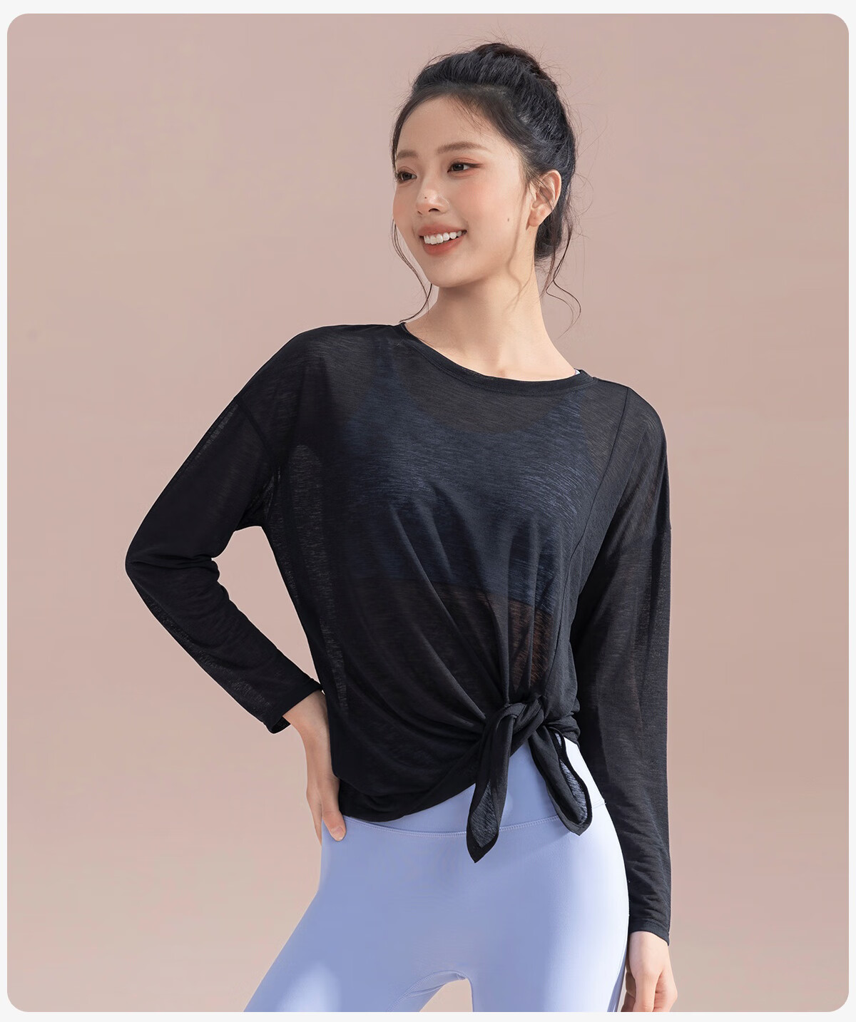 361° Women's Yoga Top Lightweight Loose Breathable Long Sleeve Pullover Professional Pilates Training Fitness Wear 23