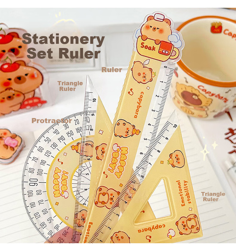 BOJIAO Exam-Specific Answer Sheet Ruler, Transparent Thickened Straight Ruler 15cm, Multi-Functional Answer Sheet Ruler for College Entrance Exam And High School Entrance Exam, Student Drawing Measuring Ruler with Answer Card Frame 7