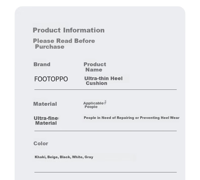 FOOTOPPO Shoe Repair Patch, Sports Shoes Heel Liner Repair Patch for Men, Anti-Friction Heel Patch, Shoe Repair Patch for Upper 9