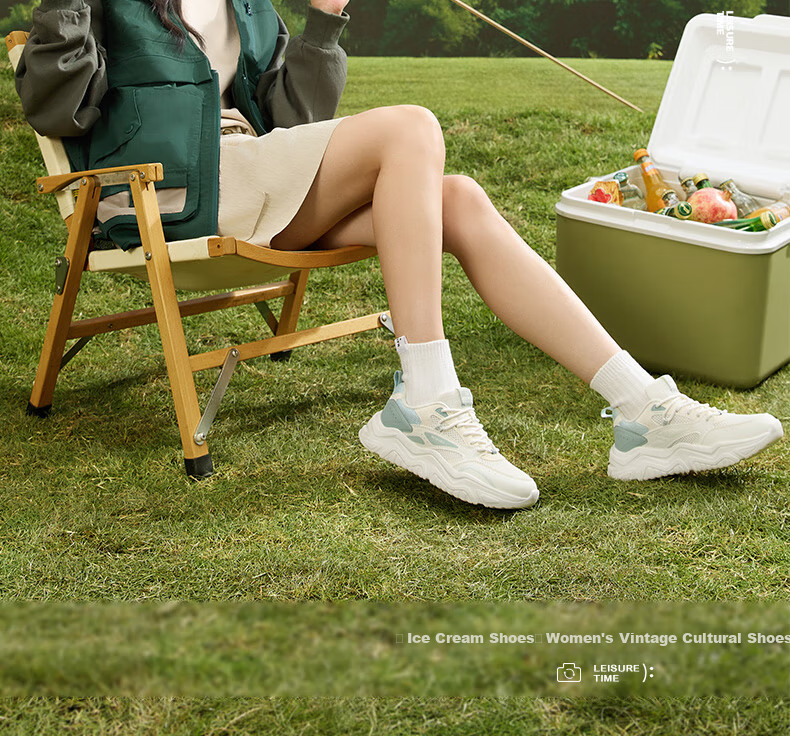 361° Women's Sports Shoes, Spring And Summer Mesh Thick-Soled Heightening Casual Commuter Dad Running Shoes for Women, 682426763F-5 1