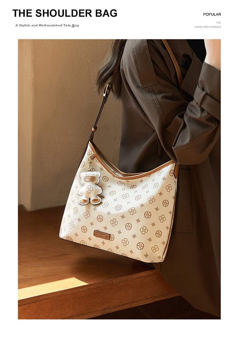 Aokang Women's Handbag, Trendy Hobo Underarm Bucket Bag, Light Luxury Crossbody Shoulder Bag, Birthday And Mother's Day Gift for Girlfriend Or Wife 11