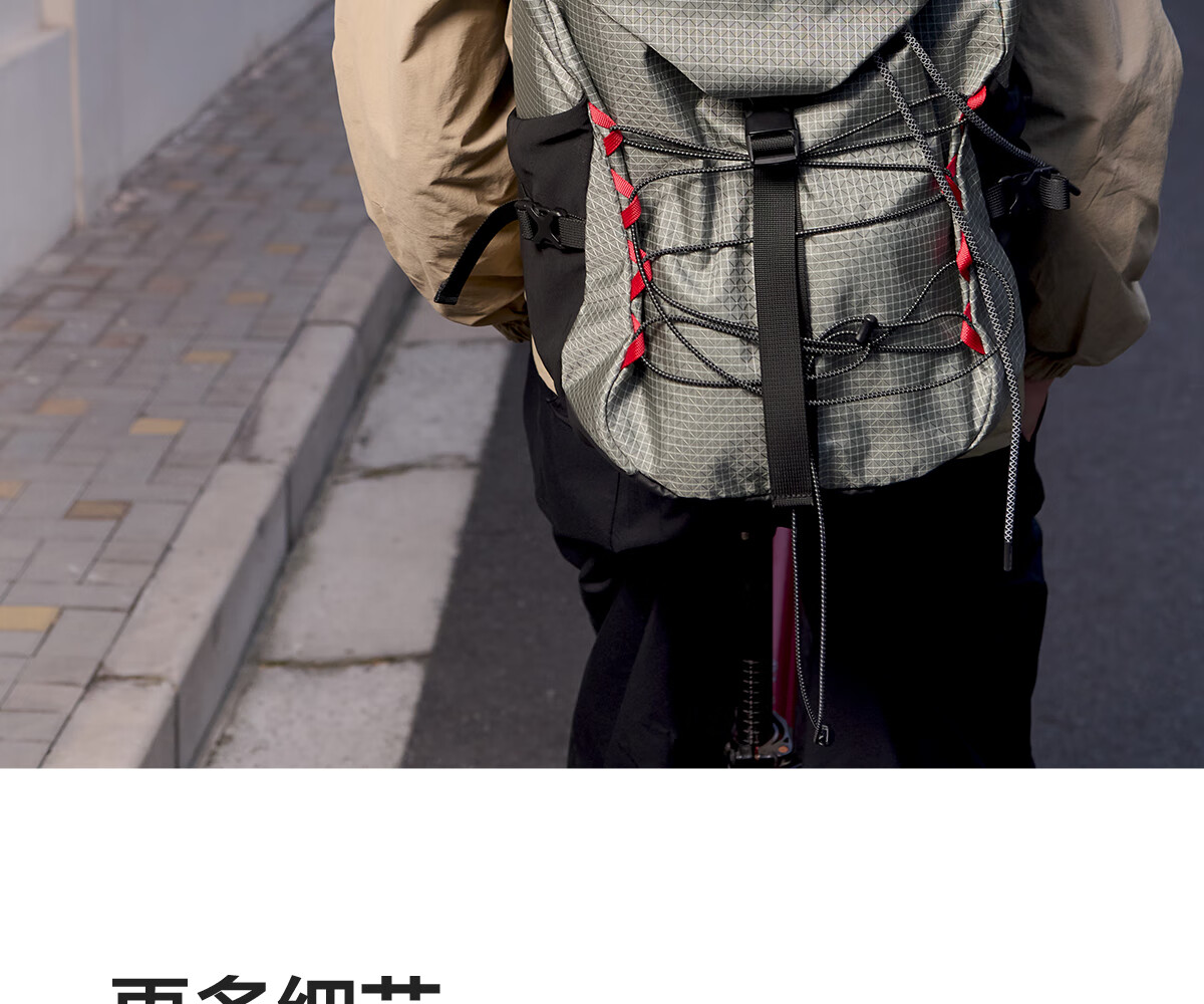 Reebok Lightweight Multifunctional Sports Backpack, Outdoor Water-Resistant And Wear-Resistant Hiking Bag, Black Extra Large Size 45