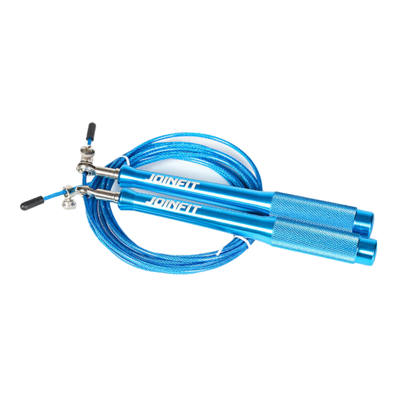 JOINFIT Steel Wire Jump Rope for Adults, Speed Jump Rope for Weight Loss And Competition, Light Blue J.T.073D-J