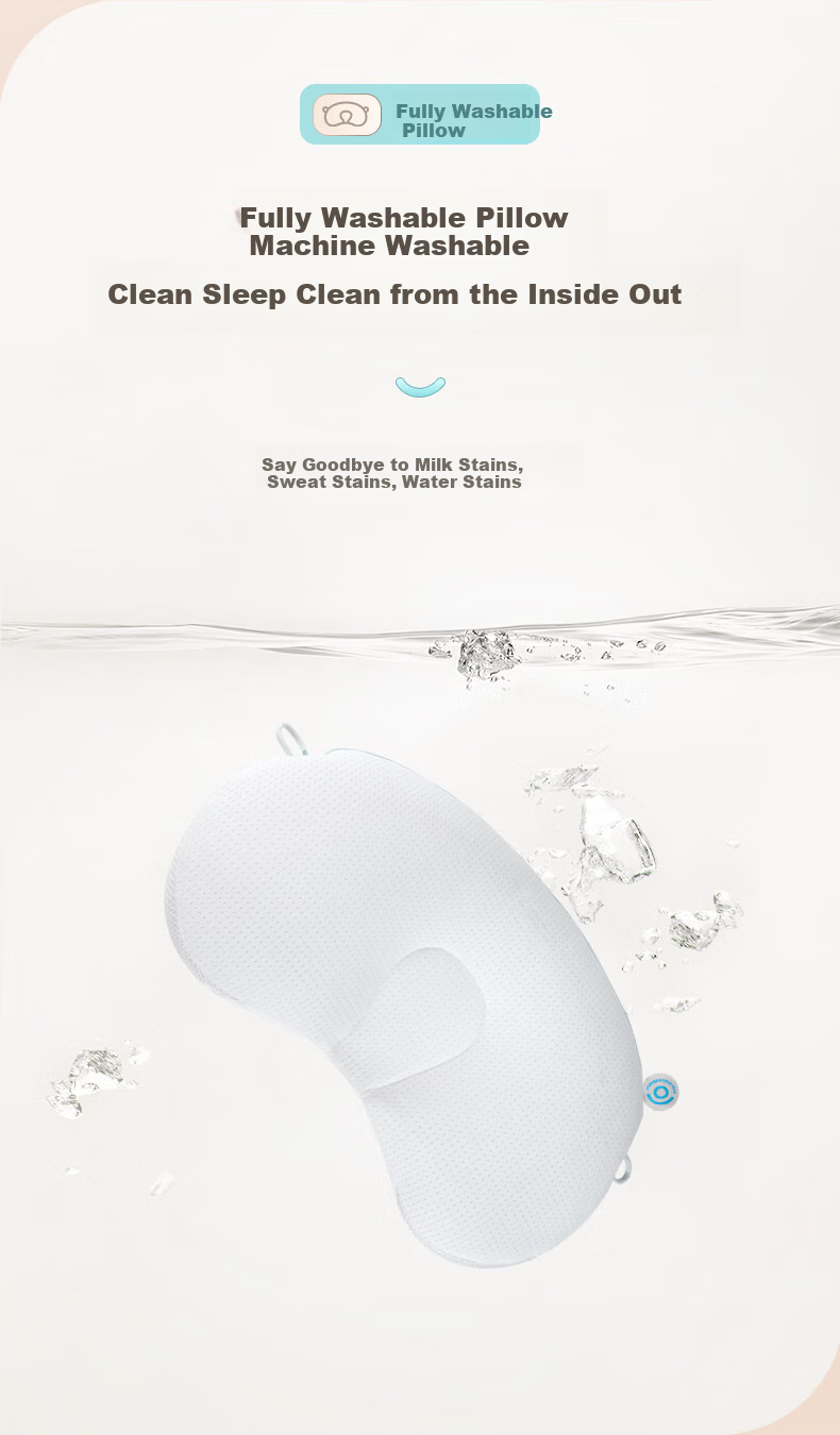P.Health Infant Shaping Pillow for 0-6 Months, Round Head Correction, Newborn Baby Pillow, Upgraded Soothing Versio 11