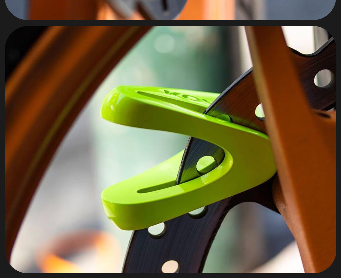 KOVIX KVC1 Motorcycle Disc Brake Lock, Electric Bike Lock, Mountain Bike Anti-Theft Lock, Waterproof C-Grade Lock Core, Scooter Lock 17