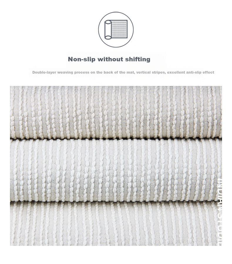 Amarelle Yijing Tiancheng Five-Star Hotel Non-Slip Floor Mat, Machine Washable, Mat06 Off-White (50*80cm) 5