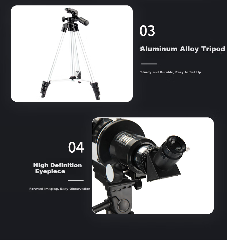 Feilaishi Astronomical Telescope High-Power HD Children's Birthday Gift Large Aperture Telescope 17