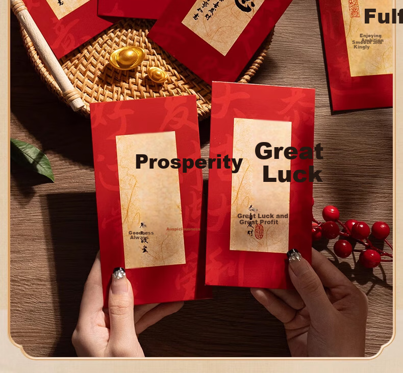 Jiashigao New Year Red Envelope, 2026 Horse Year Creative Hollow Red Envelope, Lucky Money Packet for Opening Work, Full Moon, Housewarming, And General Use 11