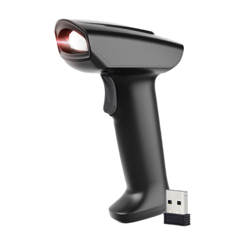 Hysoon S18W Wireless Barcode Scanner Handheld 1D Barcode Reader for Warehouse Logistics Inventory and Express Delivery