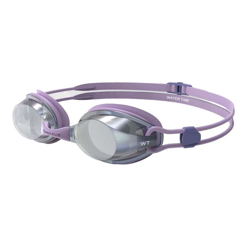 WATERTIME / Shuichuan Swimming Goggles, Waterproof And Anti-Fog Large Frame, Professional Comfortable Swimming Equipment for Men And Women, Iceberry Purple