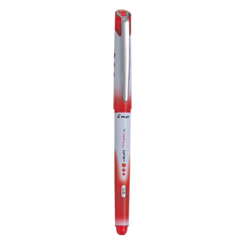 PILOT Weibao Panda Pen Rollerball Pen Bullet Tip Gel Pen Non-Slip Signature Pen Student Stationery Office Supplies BLN-VBG5 0.5mm Red Single Pe