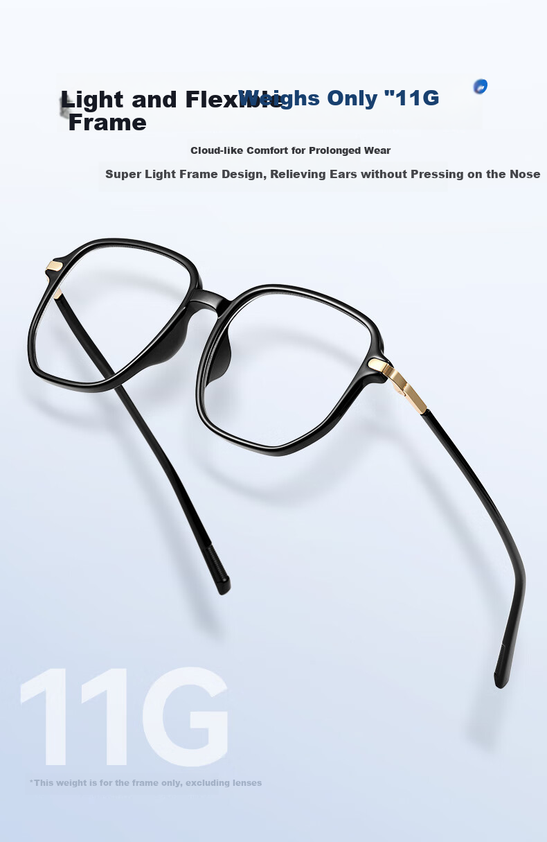 Wujiang Reading Glasses for Men And Women, Bifocal Imported High-Definition Anti-Blue Light Presbyopic Glasses, Black Frame, 250 Degrees 6