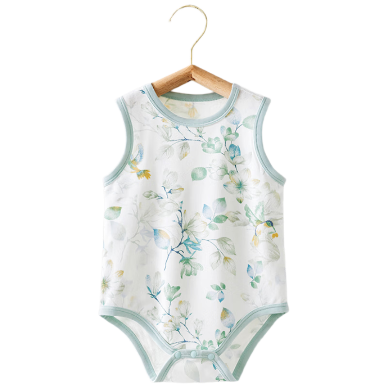 Beitaisi Baby Clothes, Summer Thin Onesie, Newborn Infant Yokesi Sleeveless Vest Bodysuit Romper