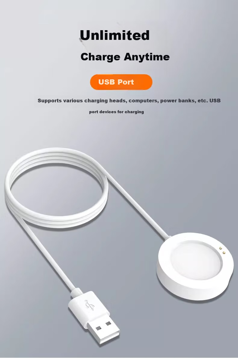 Iboann Compatible Magnetic Charging Cable for Xiaomi Watch S4/S3, Watch S4 Sport Wireless Fast Charging S2 Data Cable, Smartwatch Accessories 6
