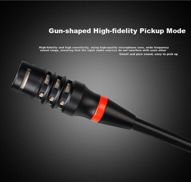 SHILE SH-20 Adjustable Frequency Version Wireless Microphone System with Four Gooseneck Handheld Microphones And Optional UHF Conference Microphones, Two Handheld And Two Gooseneck Microphones 9