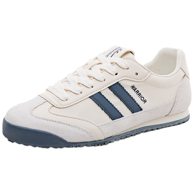 Huili Official Women's Shoes, Forrest Gump Shoes for Women, New Summer 2026 Breathable Sneakers for Women, Beige Deep Blue, Size 42 (260mm)