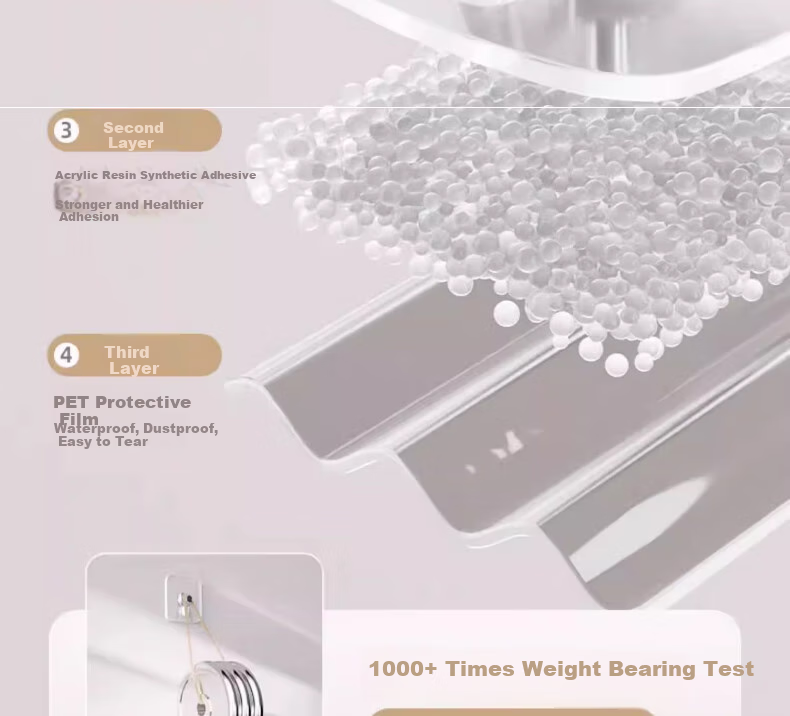 CHUSHE Wedding Photo Hanging Kit, No Drilling Required, Strong Hooks, Adhesive Frame Hanger, Wall Mounting Nails And Fixators 15
