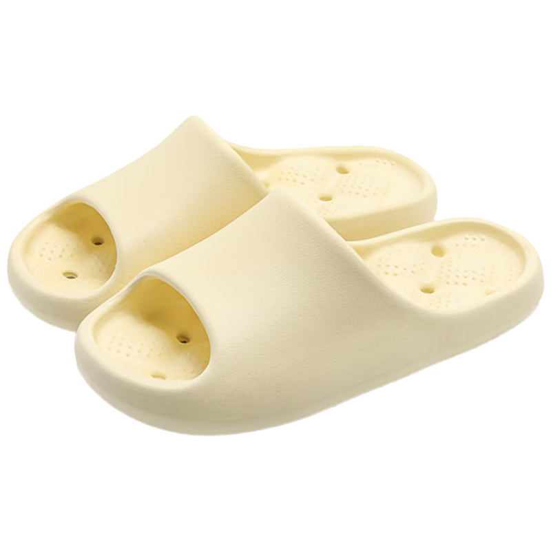 MINISO Bathroom Water-Draining Slippers for Men And Women, Summer Quick-Drying Indoor Home Couple Shower Massage Non-Slip Sandals