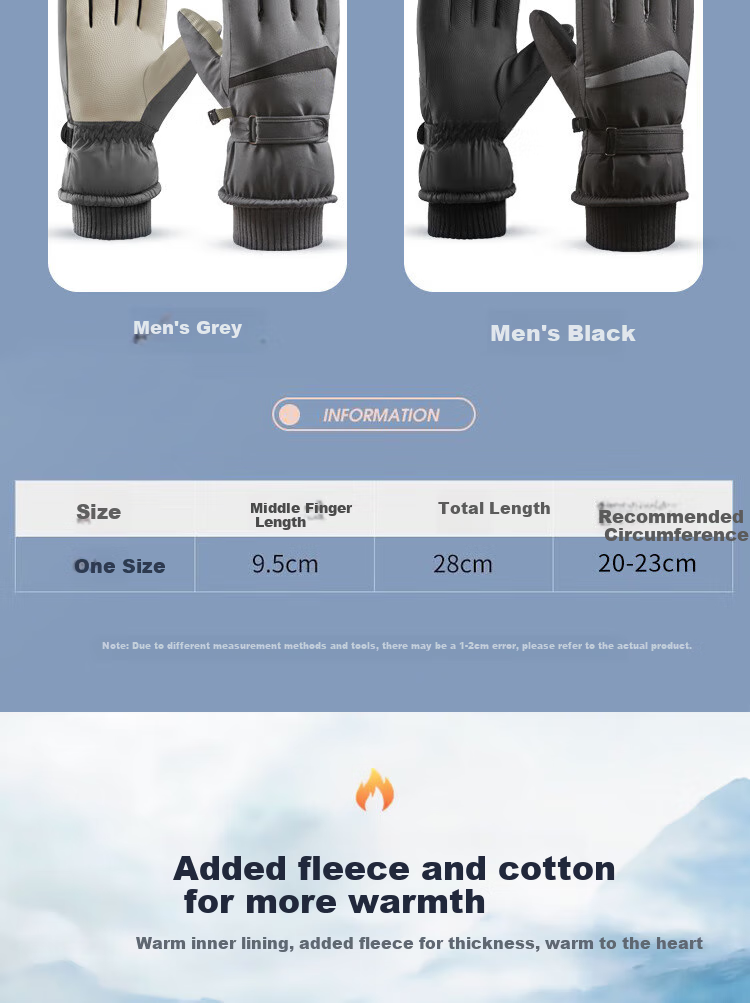 BWNK Motorcycle Gloves for Men And Women, Anti-Fall Windproof Riding Gloves, Outdoor Equipment, All-Season Universal Anti-Fall Touchscreen Compatible 5