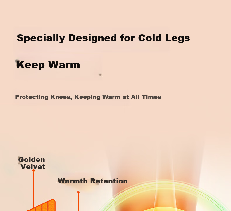 ANTA Knee Pads, Warm, for Cold Legs And Joint Injuries, Suitable for Men And Women, Heat-Generating, Cold-Proof, Extended Fleece, for Middle-Aged And Elderly, Gray, XL Size 2