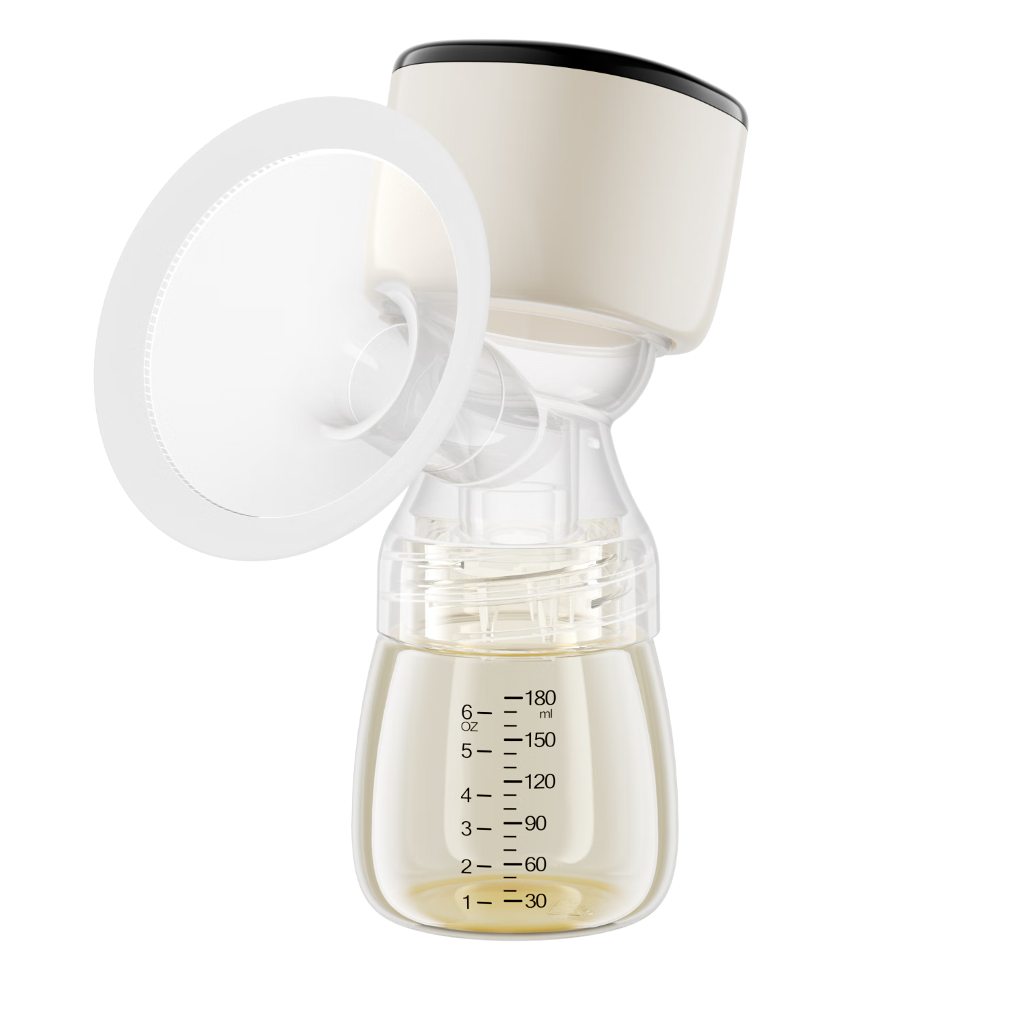 Missbaby Electric Breast Pump, Portable All-In Breast Pump And Collector, High Suction Power, Fully Automatic, with Night Light Functio