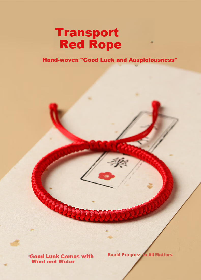 Jinshiling 2026 Year of The Horse Zodiac Bracelet, Red String Bracelet for Men And Women, Tai Shou Couple's Bracelet, Birthday Gift 1