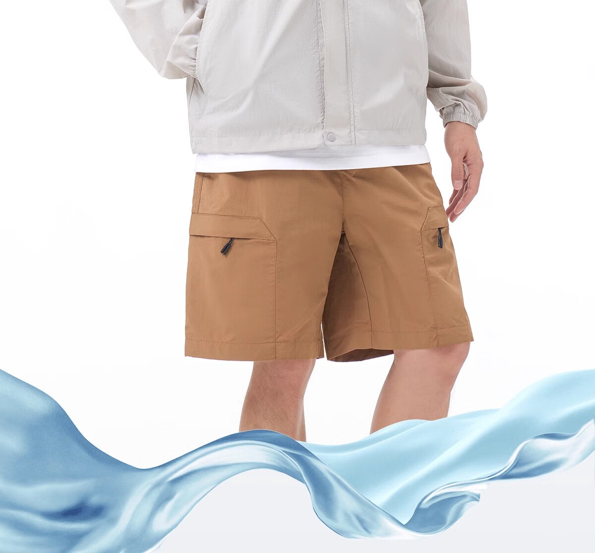CAMEL Women's Lightweight Original Yarn Sun Protection Jacket Water-Repellent Breathable UV Protection Coat Men's 3093 2XL 3