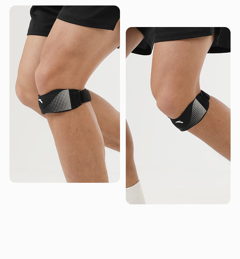 ANTA Patellar Strap Knee Brace for Sports, Unisex Running Knee Support, Meniscus Protection for Jump Rope, Badminton And Basketball, Gray 16